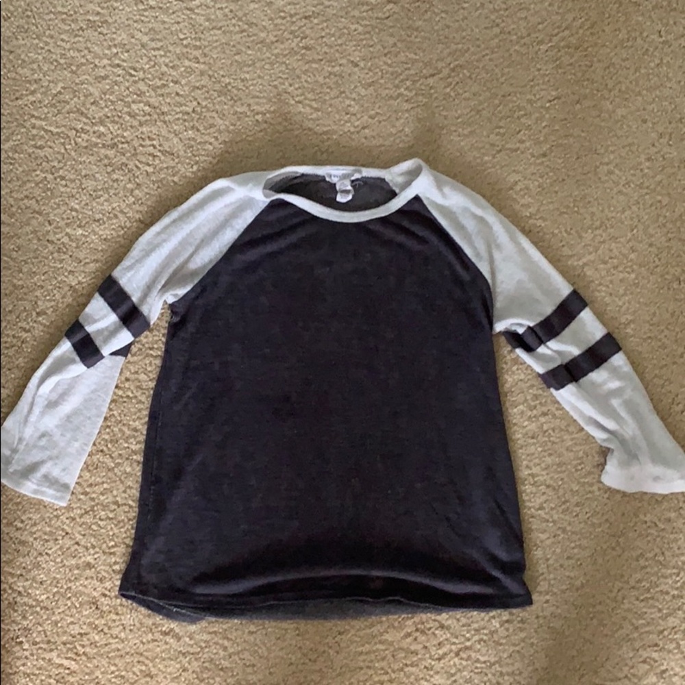 Baseball style tee